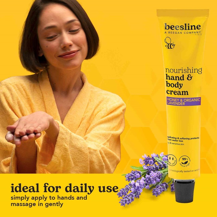 Beesline Organic Hand&Body Cream Honey & Lavender 100ml